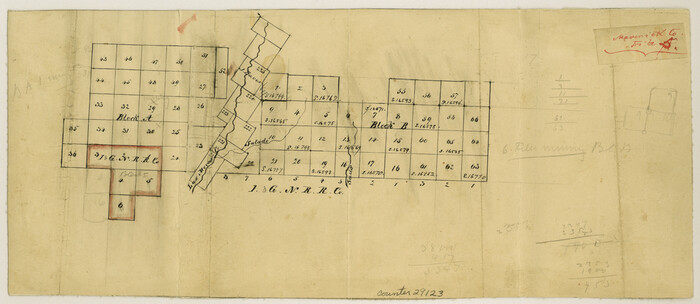 29123, Kinney County Sketch File 5, General Map Collection