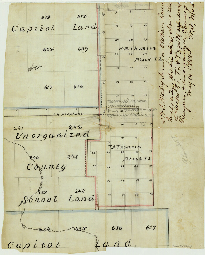 29342, Lamb County Sketch File 2, General Map Collection