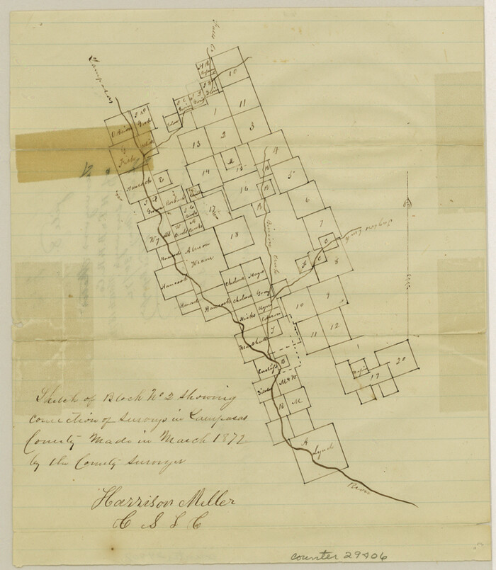 29406, Lampasas County Sketch File 8, General Map Collection