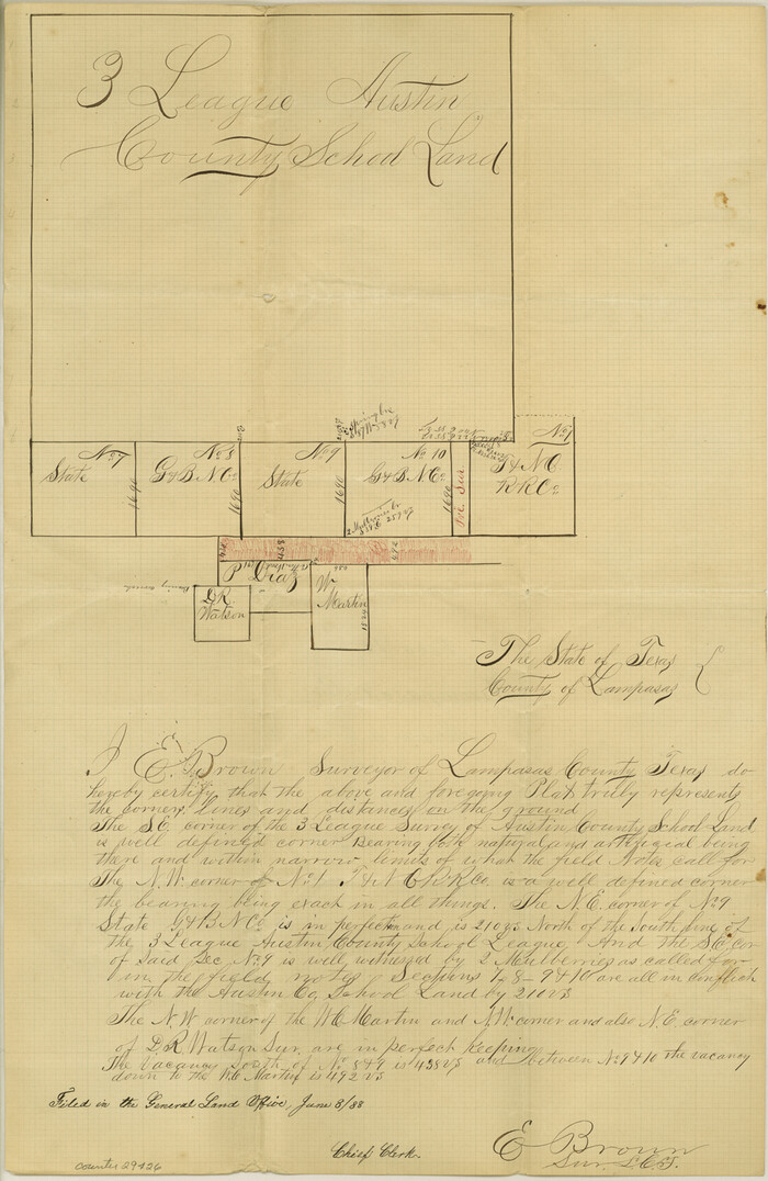 29426, Lampasas County Sketch File 14, General Map Collection