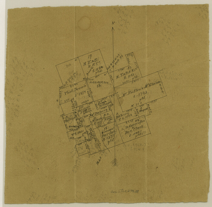 29428, Lampasas County Sketch File 16 1/2, General Map Collection
