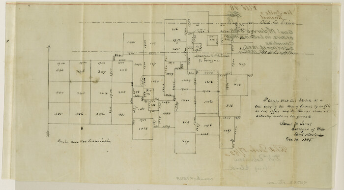 29507, La Salle County Sketch File 18, General Map Collection