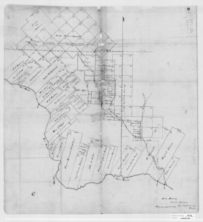 29515, La Salle County Sketch File 19 1/2, General Map Collection