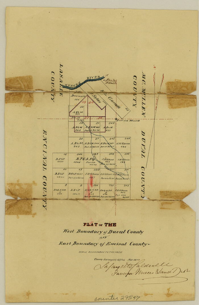 29547, La Salle County Sketch File 24, General Map Collection