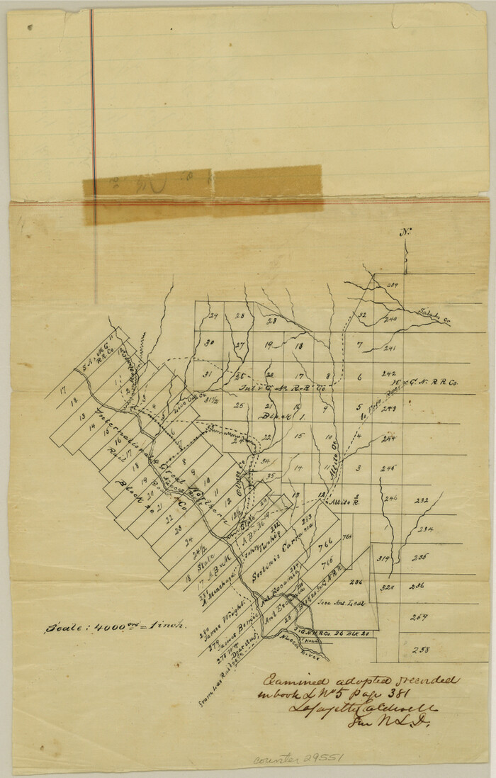 29551, La Salle County Sketch File 26, General Map Collection