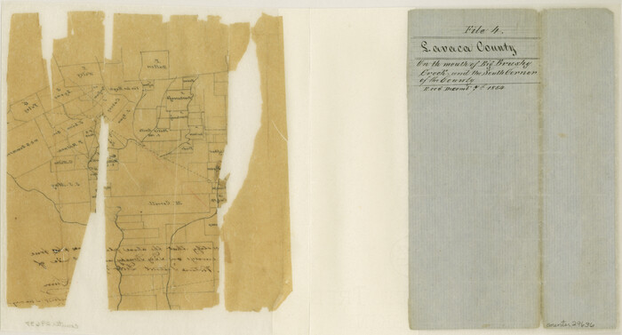 29636, Lavaca County Sketch File 4, General Map Collection