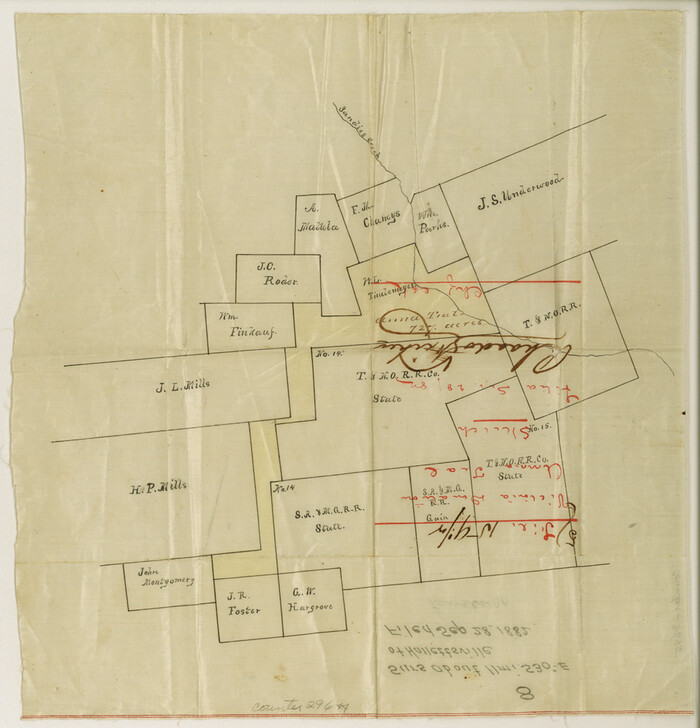 29644, Lavaca County Sketch File 8, General Map Collection