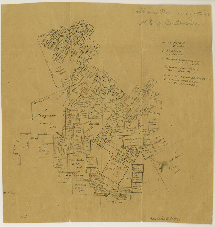 29770, Leon County Sketch File 20, General Map Collection