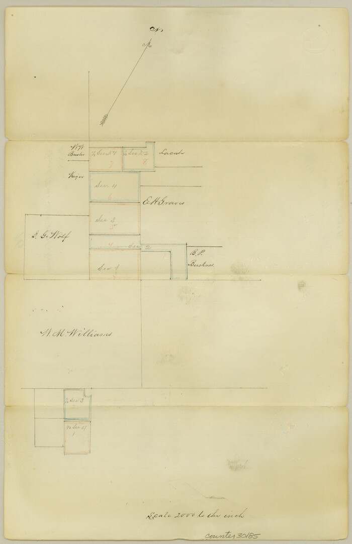 30185, Limestone County Sketch File 16, General Map Collection
