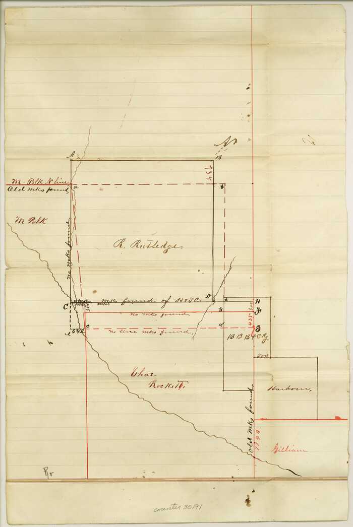 30191, Limestone County Sketch File 18, General Map Collection