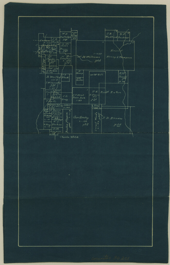30201, Limestone County Sketch File 22, General Map Collection