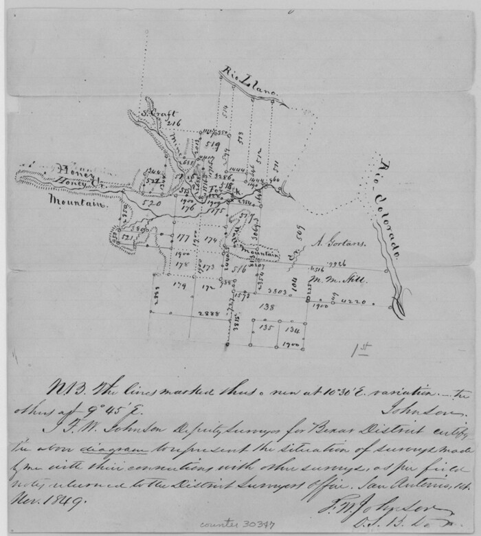 30347, Llano County Sketch File 2, General Map Collection