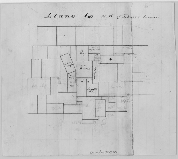 30350, Llano County Sketch File 3, General Map Collection