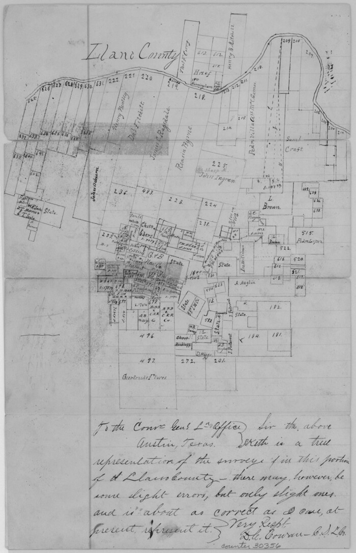 30356, Llano County Sketch File 5, General Map Collection