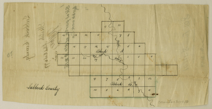 30418, Lubbock County Sketch File 2, General Map Collection