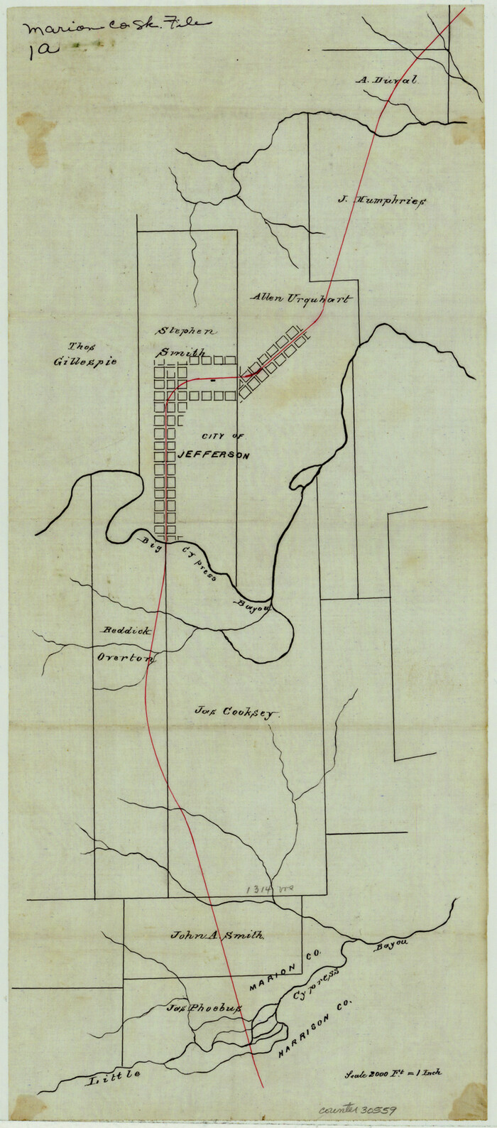 30559, Marion County Sketch File 1a, General Map Collection