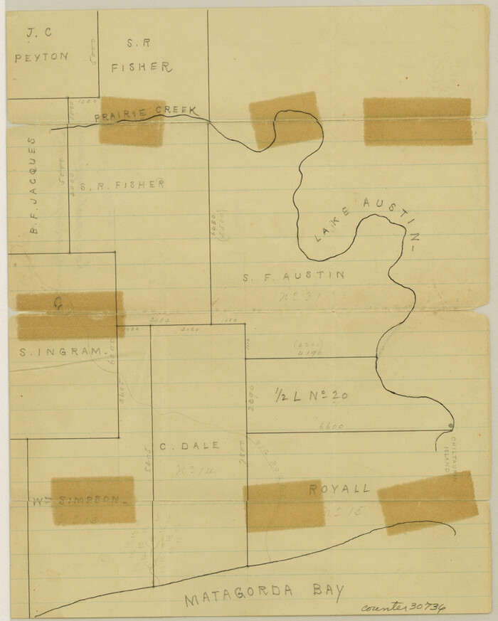 30736, Matagorda County Sketch File 5, General Map Collection