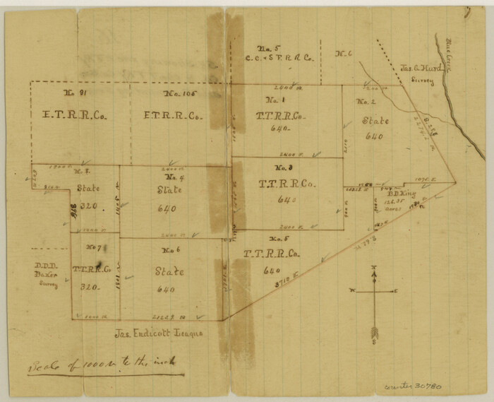 30780, Matagorda County Sketch File 16, General Map Collection