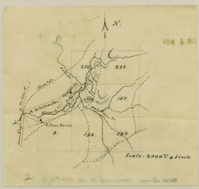 31068, Maverick County Sketch File 9, General Map Collection
