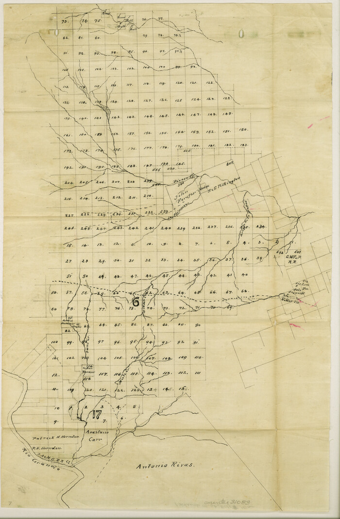 31083, Maverick County Sketch File 10a, General Map Collection