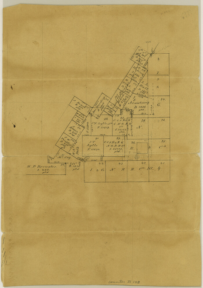 31128, Maverick County Sketch File 19, General Map Collection