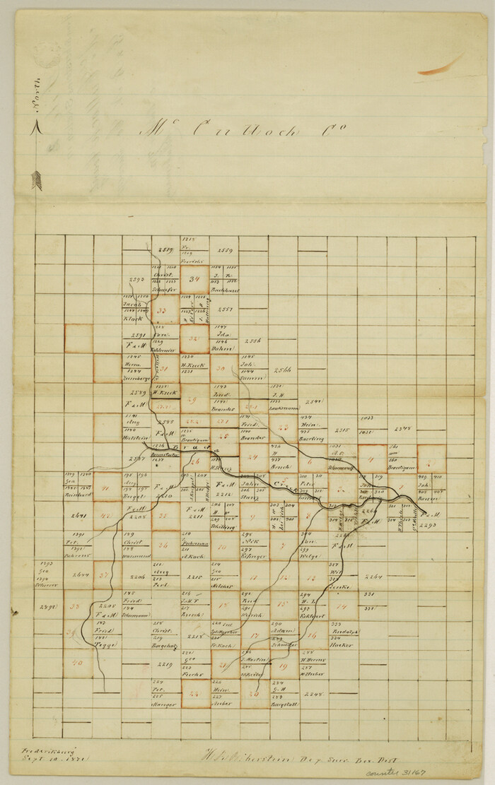31167, McCulloch County Sketch File 2, General Map Collection