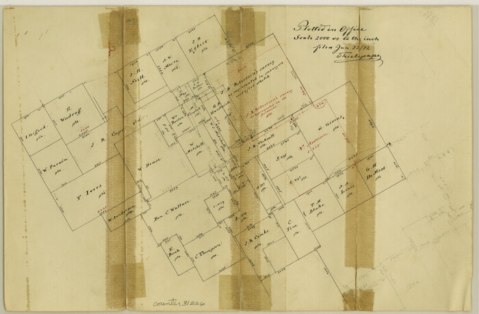 31226, McLennan County Sketch File 1a, General Map Collection