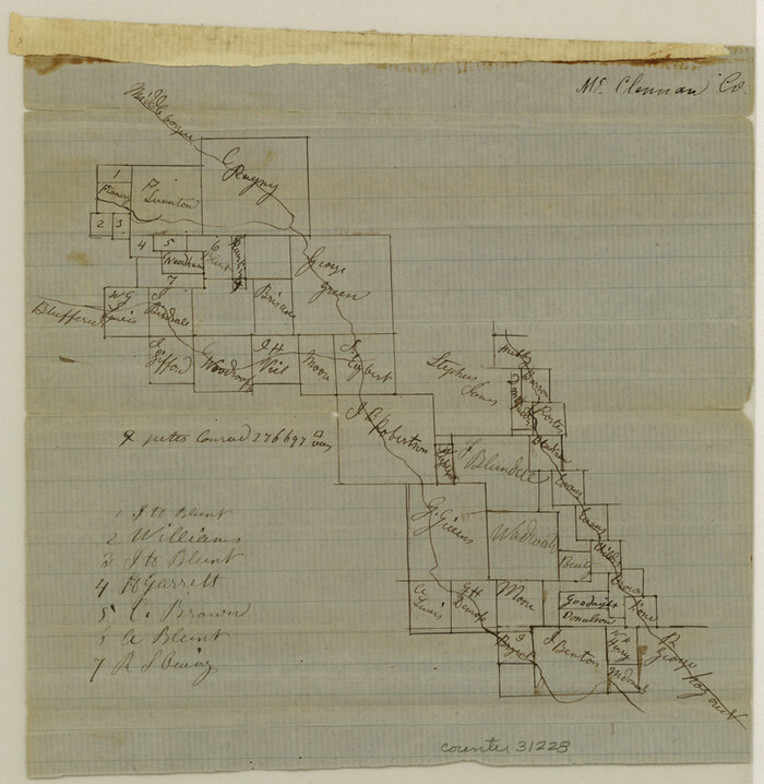 31228, McLennan County Sketch File 1b, General Map Collection