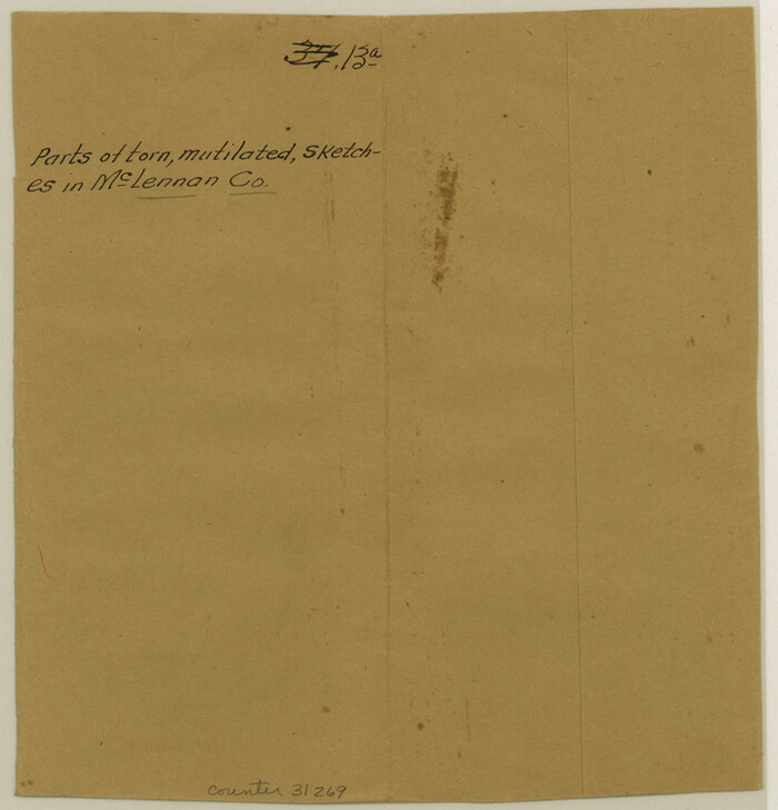31269, McLennan County Sketch File 13a, General Map Collection