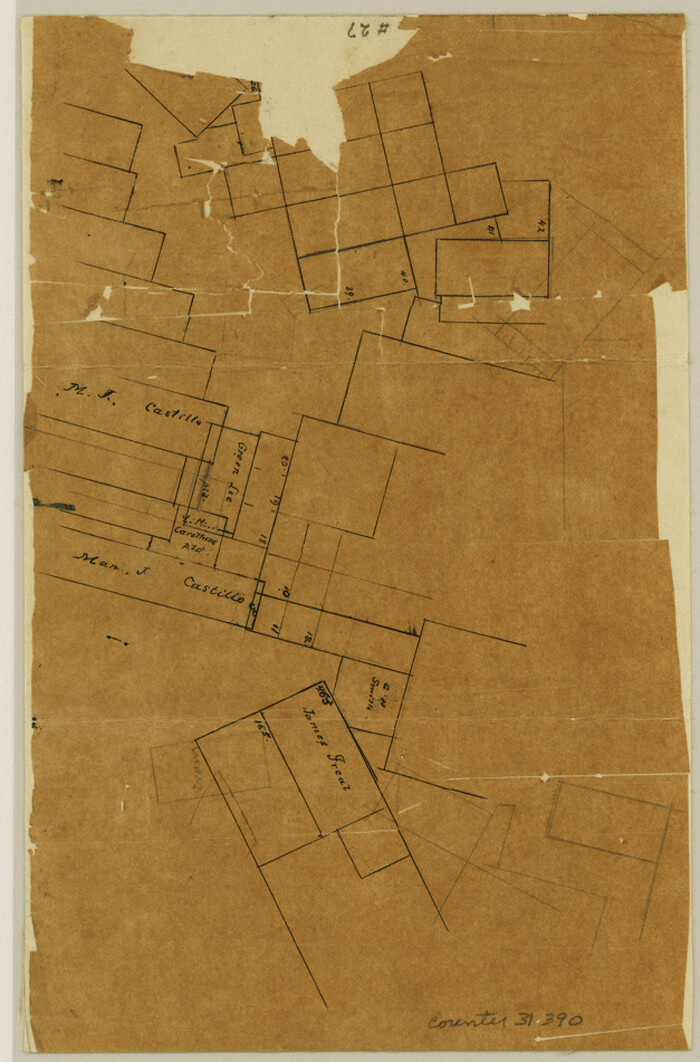 31390, McMullen County Sketch File 27a, General Map Collection
