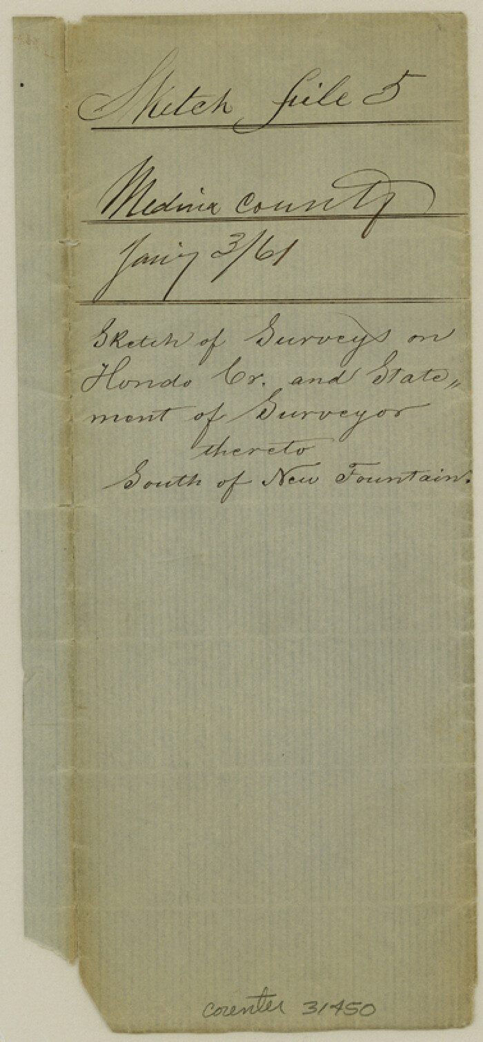 31450, Medina County Sketch File 5, General Map Collection