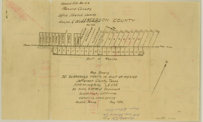 31560, Menard County Sketch File 26, General Map Collection