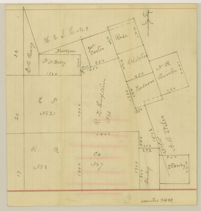 31648, Mills County Sketch File 4, General Map Collection