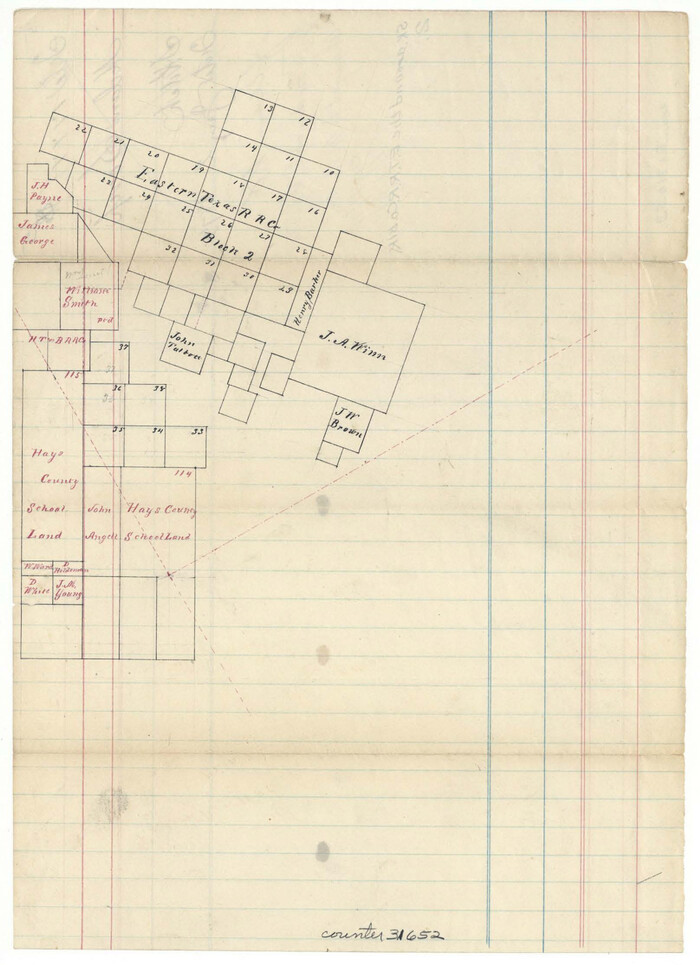 31652, Mills County Sketch File 5, General Map Collection