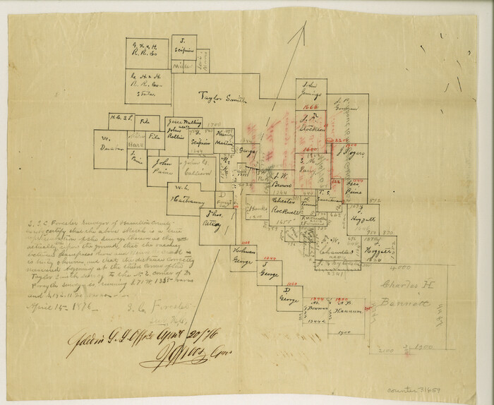 31659, Mills County Sketch File 11, General Map Collection