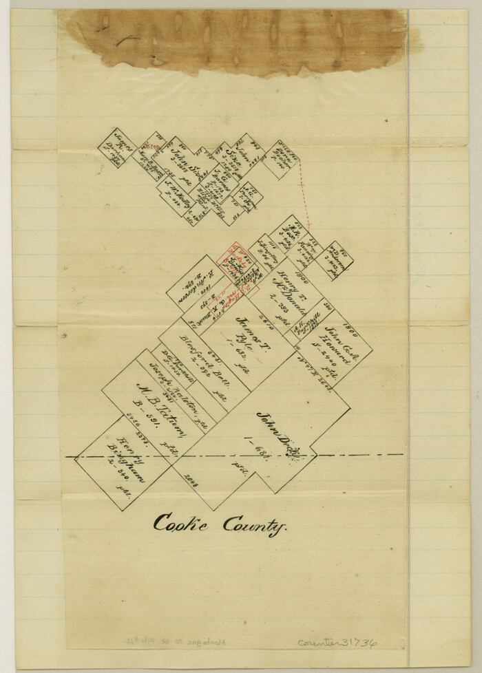 31736, Montague County Sketch File 12, General Map Collection