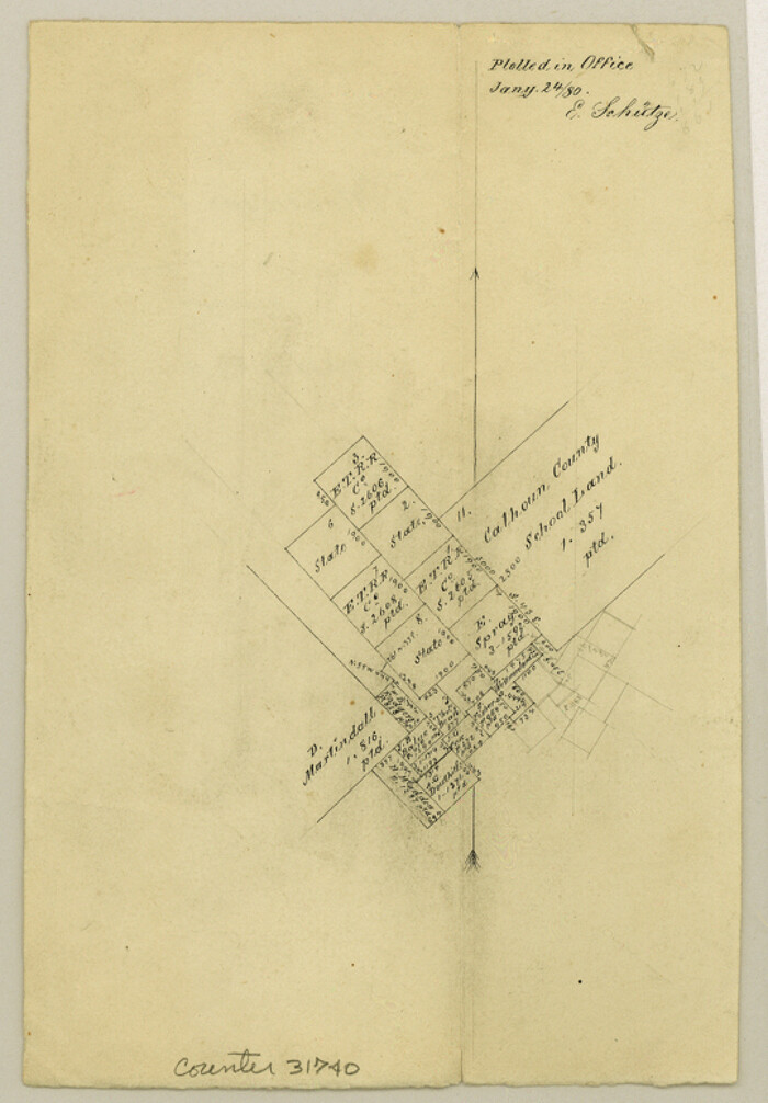 31740, Montague County Sketch File 14, General Map Collection