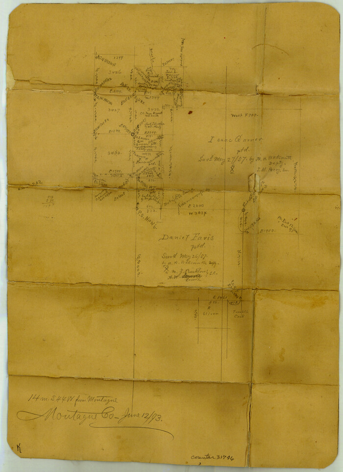 31746, Montague County Sketch File 18, General Map Collection