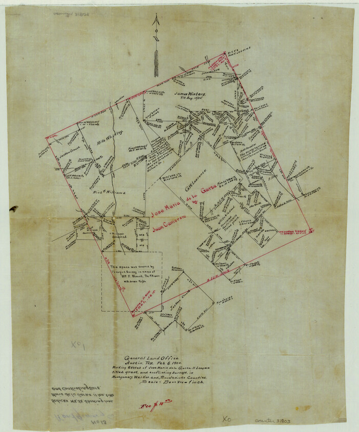 31803, Montgomery County Sketch File 13, General Map Collection