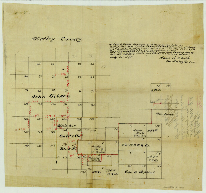 32014, Motley County Sketch File 7a (N), General Map Collection