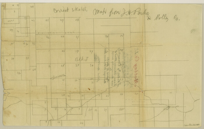 32187, Motley County Sketch File 12 (S), General Map Collection