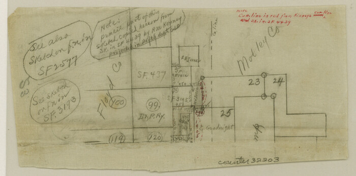 32203, Motley County Sketch File 23 (S), General Map Collection