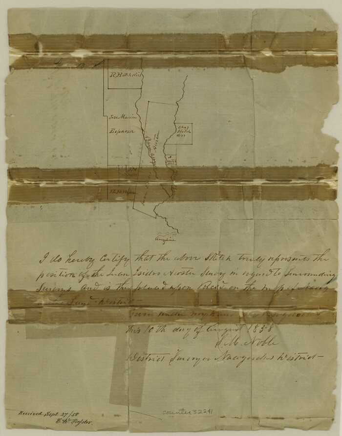 32241, Nacogdoches County Sketch File 4, General Map Collection