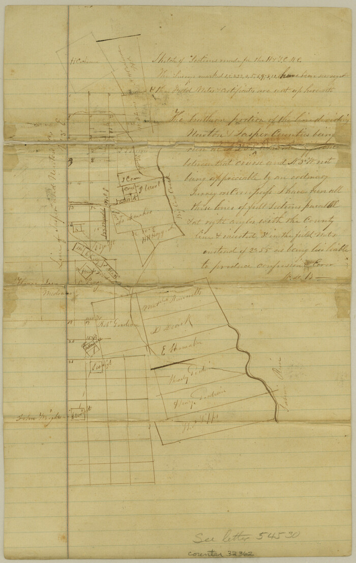 32362, Newton County Sketch File 4a, General Map Collection