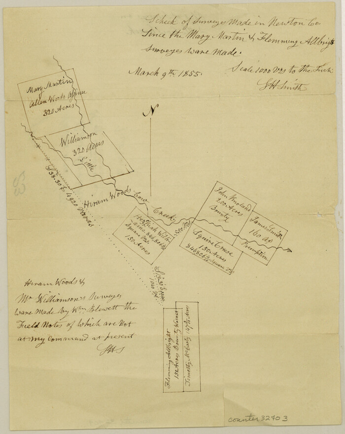 32403, Newton County Sketch File 23, General Map Collection