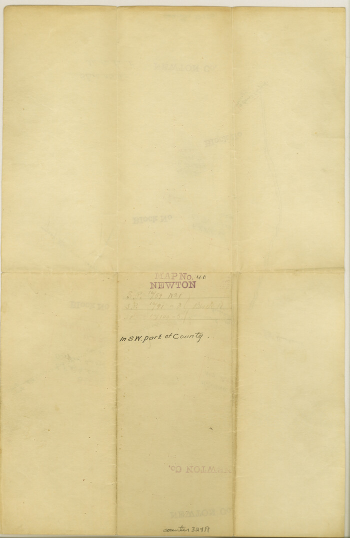32419, Newton County Sketch File 40, General Map Collection