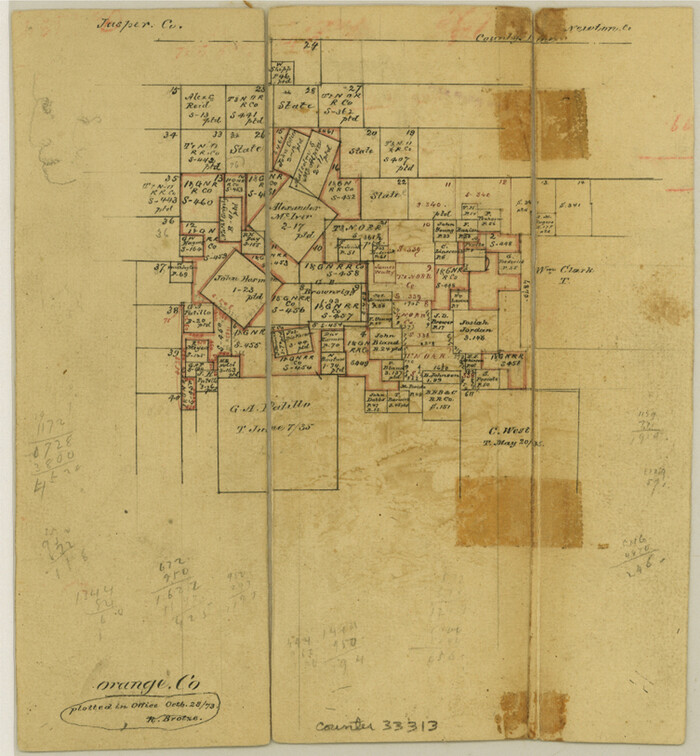 33313, Orange County Sketch File 9a, General Map Collection