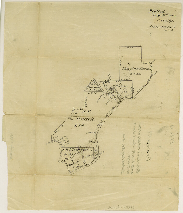 33326, Orange County Sketch File 13, General Map Collection