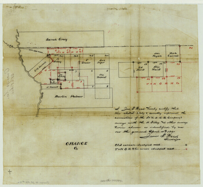 33332, Orange County Sketch File 16a, General Map Collection