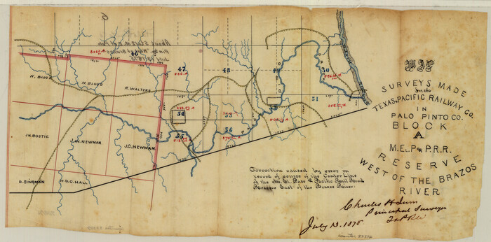 33396, Palo Pinto County Sketch File 6, General Map Collection
